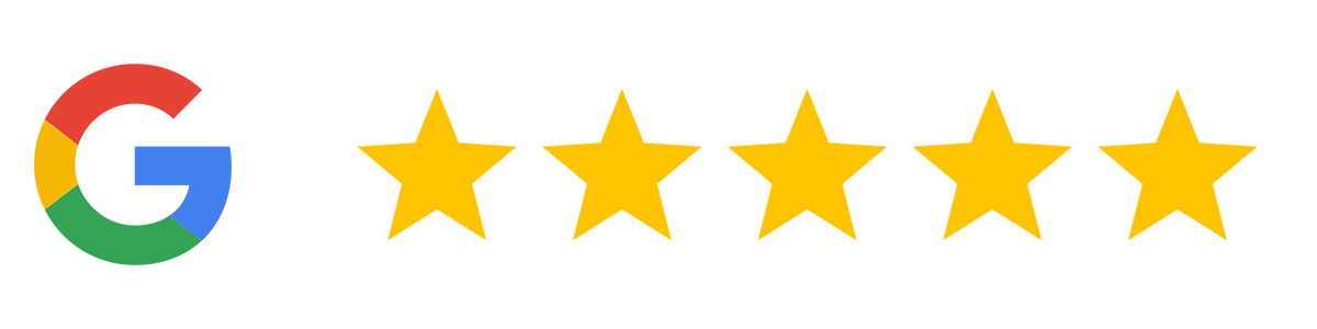 5 stars on google reviews